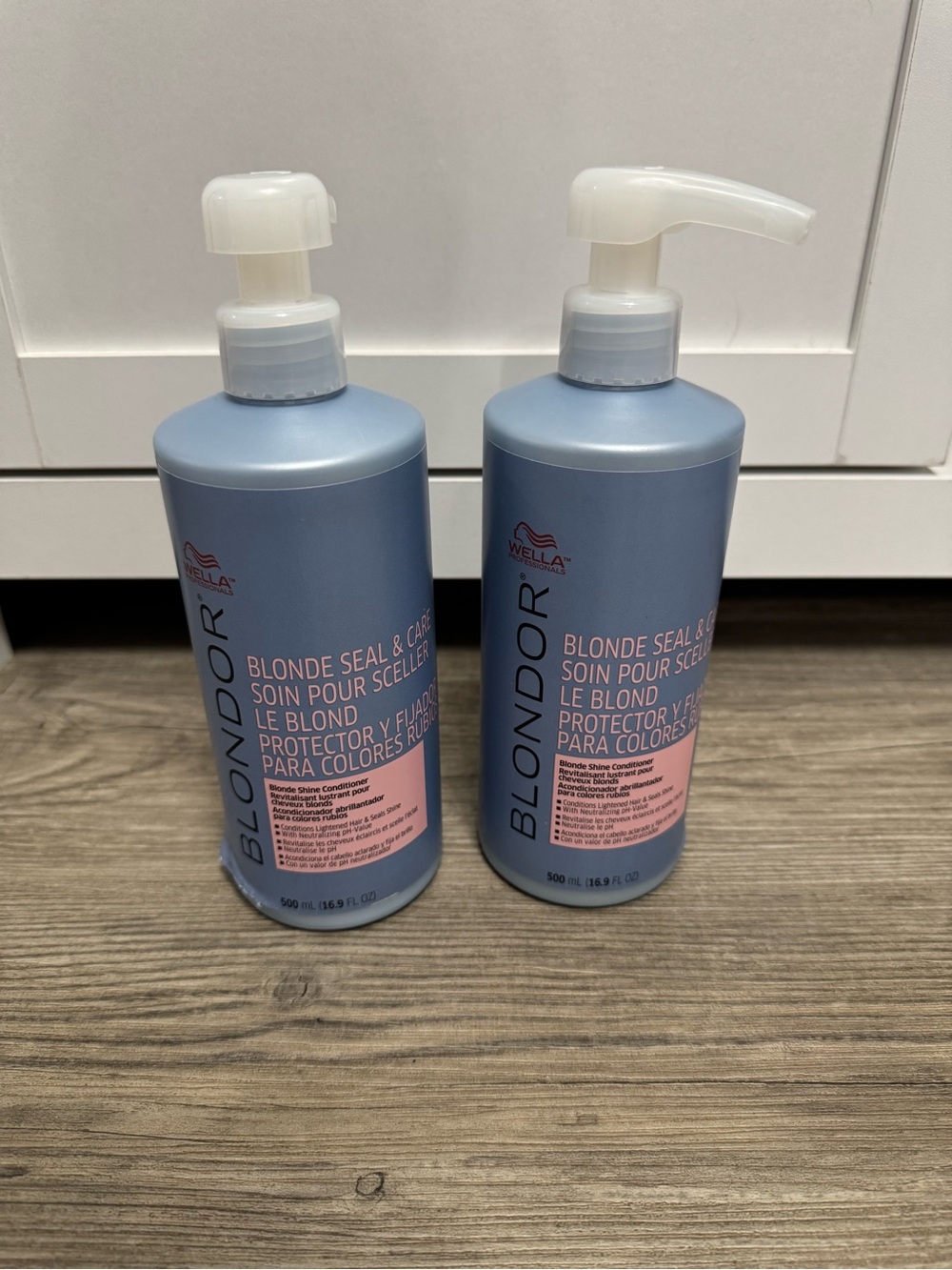 Wella Blondor Blonde Seal & Care, 16.9 oz 2 Bottles